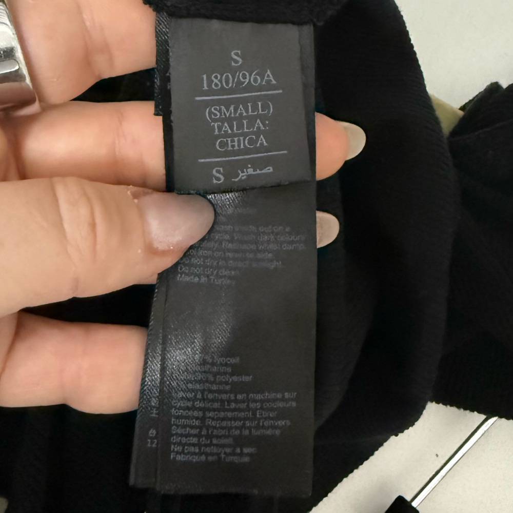 All Saints Black Satin Slip Dress with Knit Top Set - Picture 11 of 12